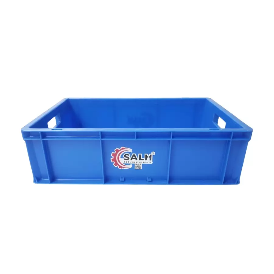 SALH Plastic Crate 19 L Blue 465 x 290 x 140 mm, SIC 5325150-19