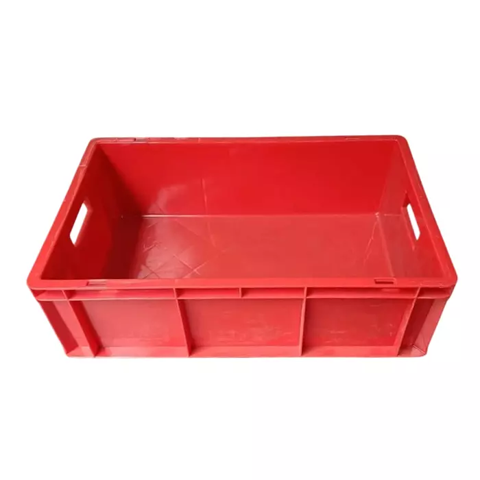 SUPREME Plastic Crate Red 18.50 L Capacity 500x325x150 mm (Pack of 10)
