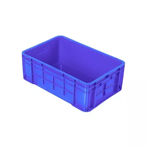 SUPREME 540x360 Series Crates Complete Closed 540X360X205 mm Plastic Blue, SCL 543620
