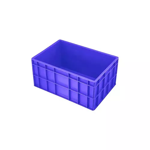 SUPREME JUMBO Series Crates 650X450X315 mm Plastic Blue, 654531