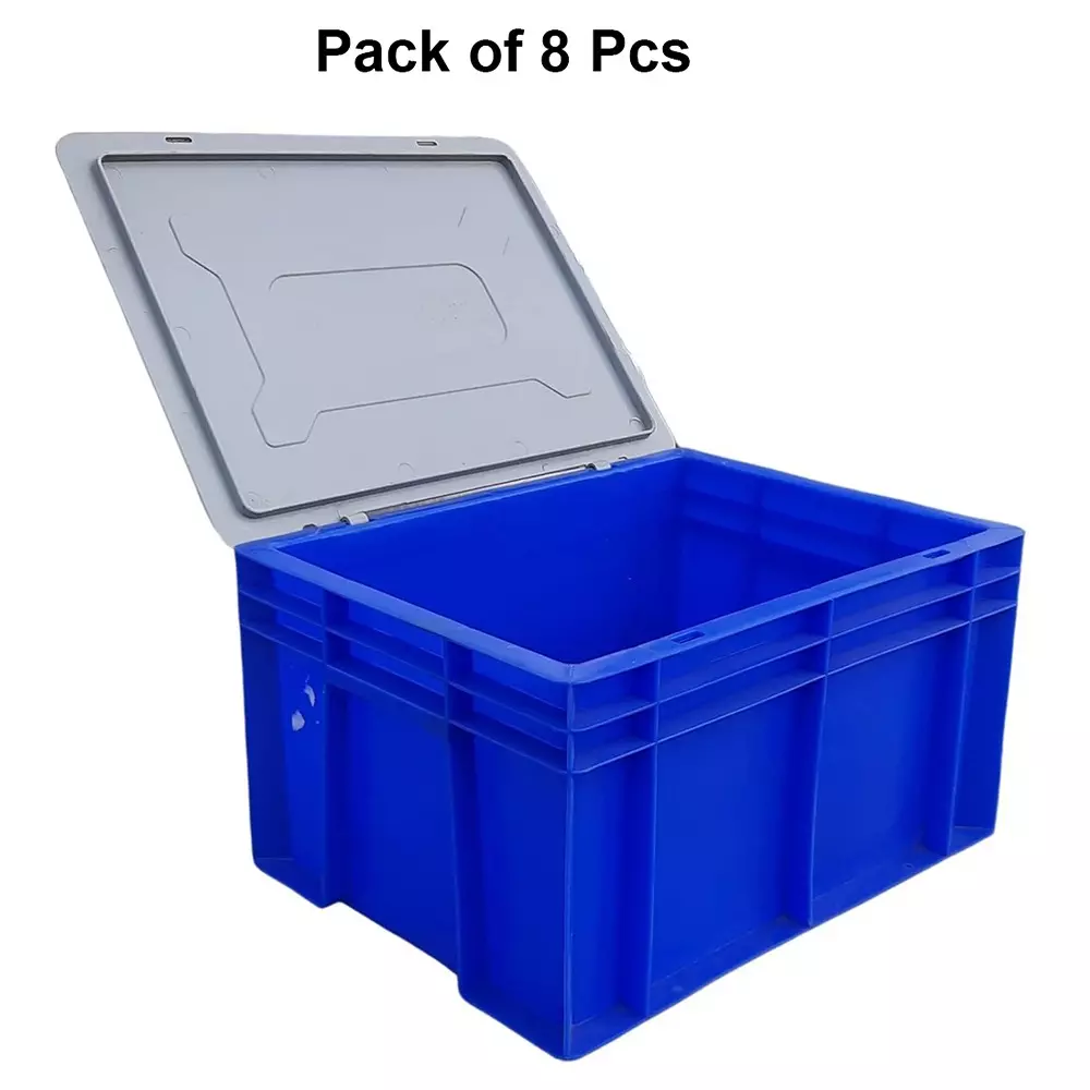 singhal-plastic-storage-crate-40x30x22-cm-rectangular-shape-blue-with-grey-lid-siplcwl_403022_p8-pack-of-8-pcs