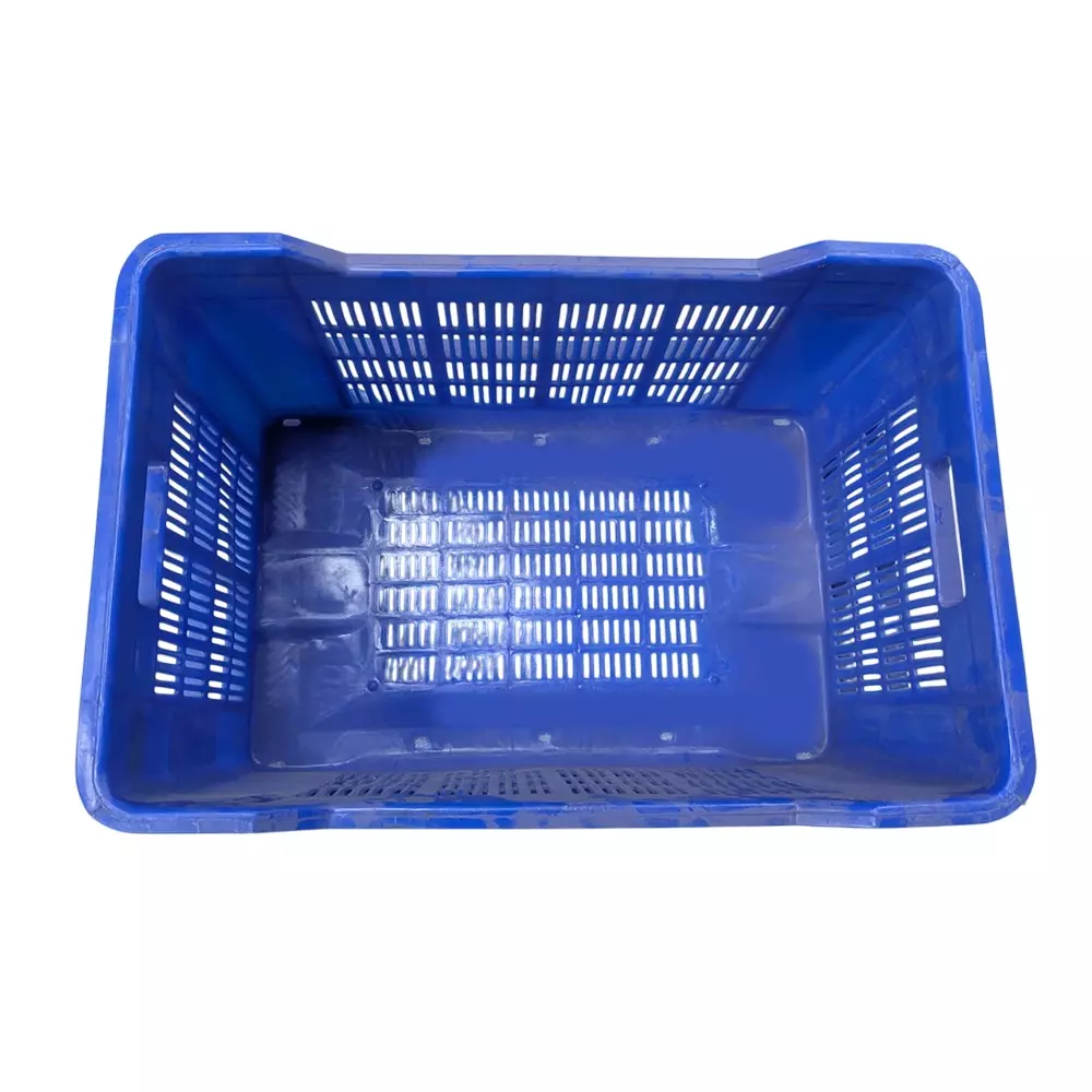 SUPREME 48 Ltr 542X360X290 mm Blue Plastic Crates PC-708 STP
