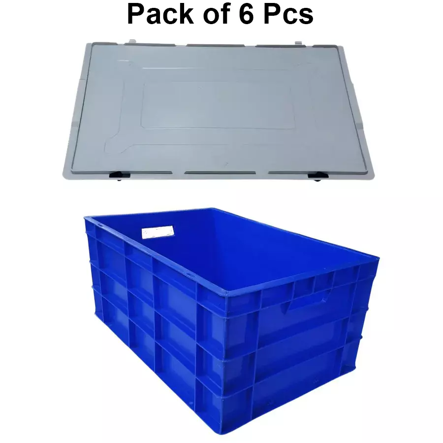 singhal-plastic-storage-crate-60x40x26-cm-rectangular-shape-blue-with-grey-lid-siplcwl_6040265_p6-pack-of-6-pcs