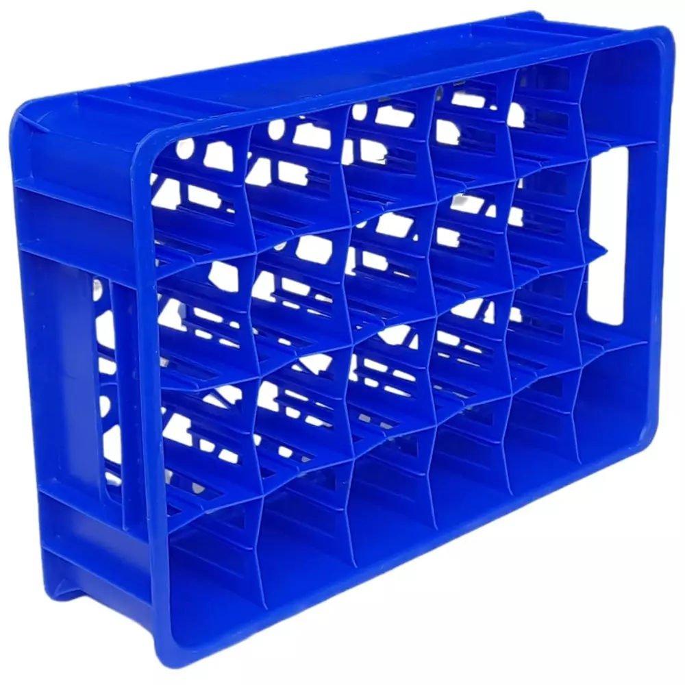 Singhal Plastic Holding Storage Crate 44x27.5x11 cm Rectangular Shape Blue, PBC_4427.511_P4 (Pack of 4 Pcs)