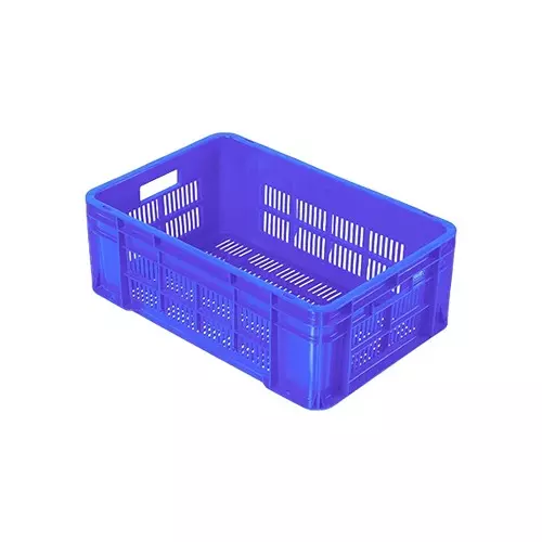 SUPREME 540x360 Series Crates Totally Perforated 540X360X205 mm Plastic Blue, STP 543620