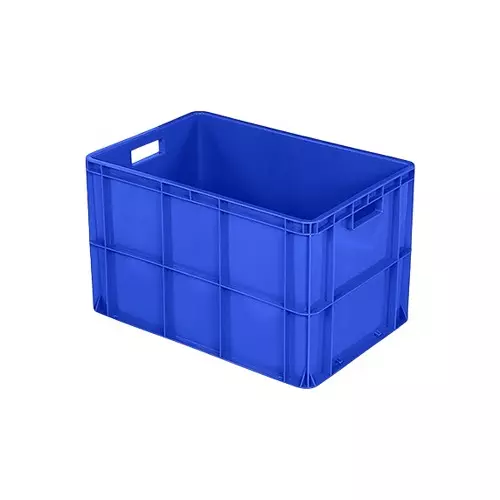 SUPREME 540x360 Series Crates Complete Closed with Handle Bottom 540X360X340 mm Plastic Blue, SCH 543634