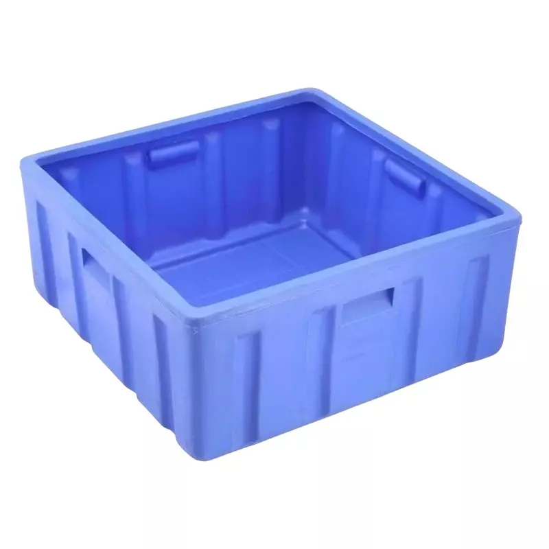 Swift Roto Plastic Crate Container 120 L Storage Capacity Blue Square Shape for Storage Usage, PC-120