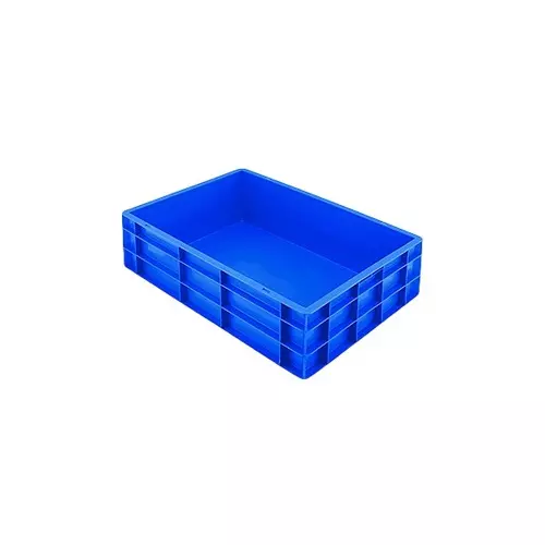 SUPREME MINI JUMBO Series Crates 650X450X210 mm Plastic Blue, 654521