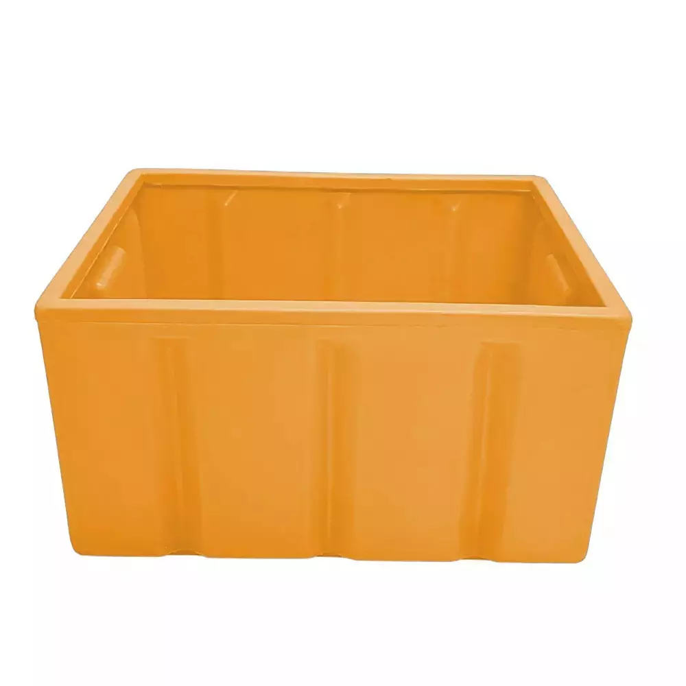 Penta Heavy Duty Crate Side Perforation LLDPE Rectangular Shape Assorted 50 L Capacity for Industrial & Commercial Use, PPT-CR-50