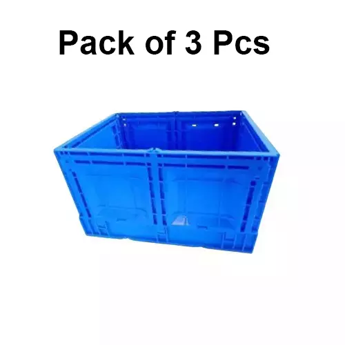 fold-c-foldable-crate-plastic-non-perforated-400x300x230-mm-28-l-capacity-blue-pack-of-3