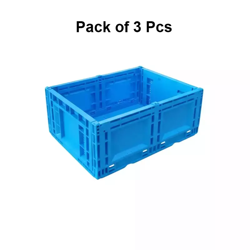 fold-c-foldable-crate-plastic-non-perforated-400x300x165-mm-198-l-capacity-blue-pack-of-3