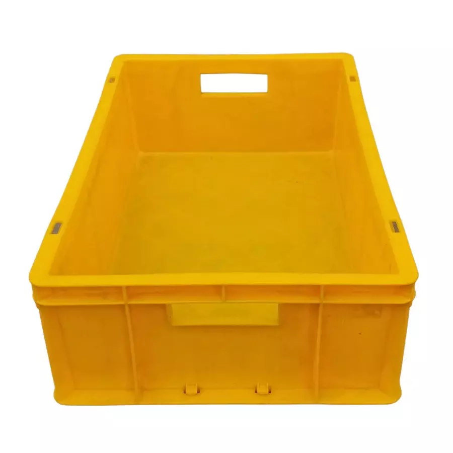 SINGHAL Multipurpose Plastic Storage Bin Yellow 19 L Capacity 500x325x150 mm (Pack of 5)