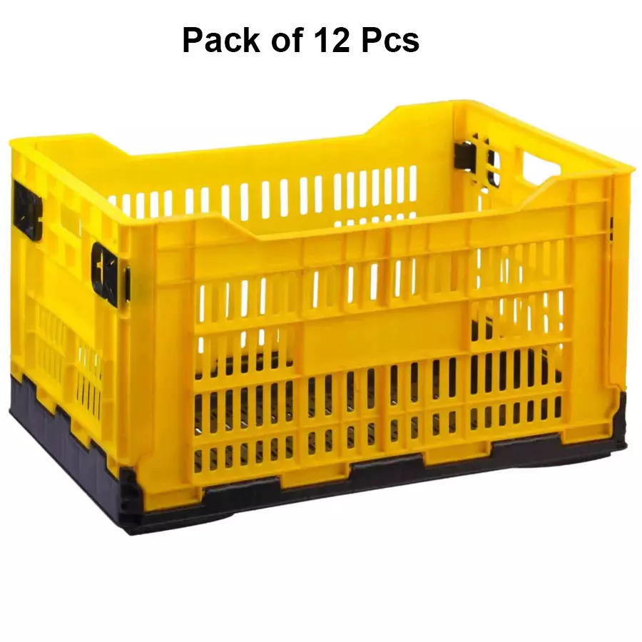 singhal-foldable-storage-crate-plastic-rectangular-shape-50x325x20-cm-yellow-black-pfcyb_5032520_12-pack-of-12-pcs