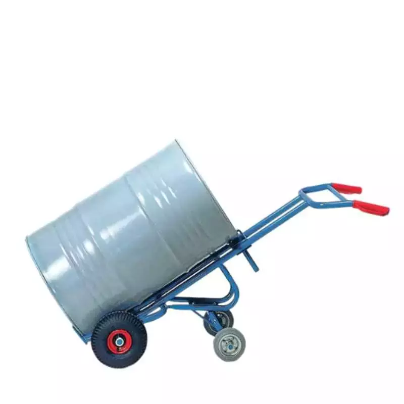 SUWAS TROLLEY STORE 1200x620x100mm 400 Kg Mild Steel/Iron Drum Handling Trolley, SU-DT-008