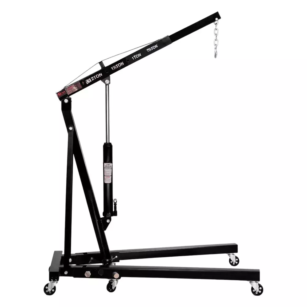 voltz-engine-hoist-cum-hydraulic-cherry-picker-shop-crane-with-2-ton-lifting-capacity-and-6-heavy-duty-caster-wheels-vz-2