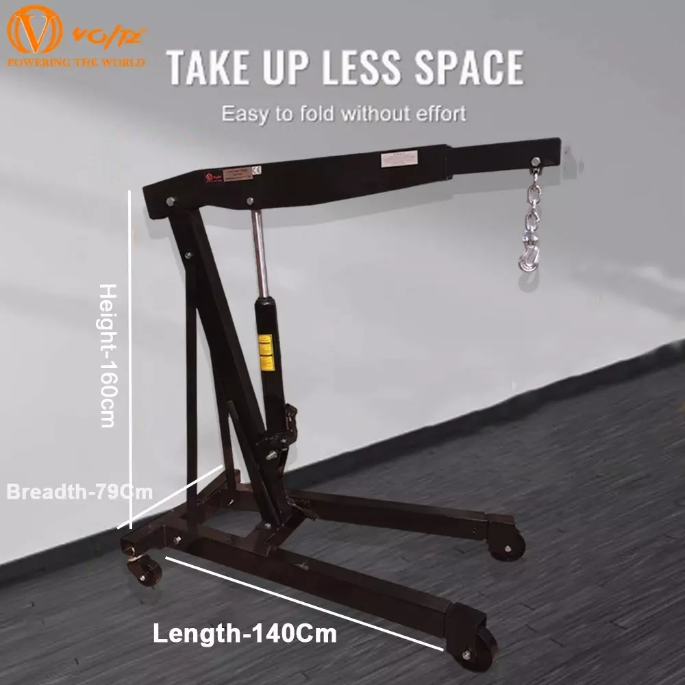 voltz-engine-hoist-cum-hydraulic-cherry-picker-shop-crane-3-ton-lifting-capacity-and-black-powder-coated-fiinish-vz-3