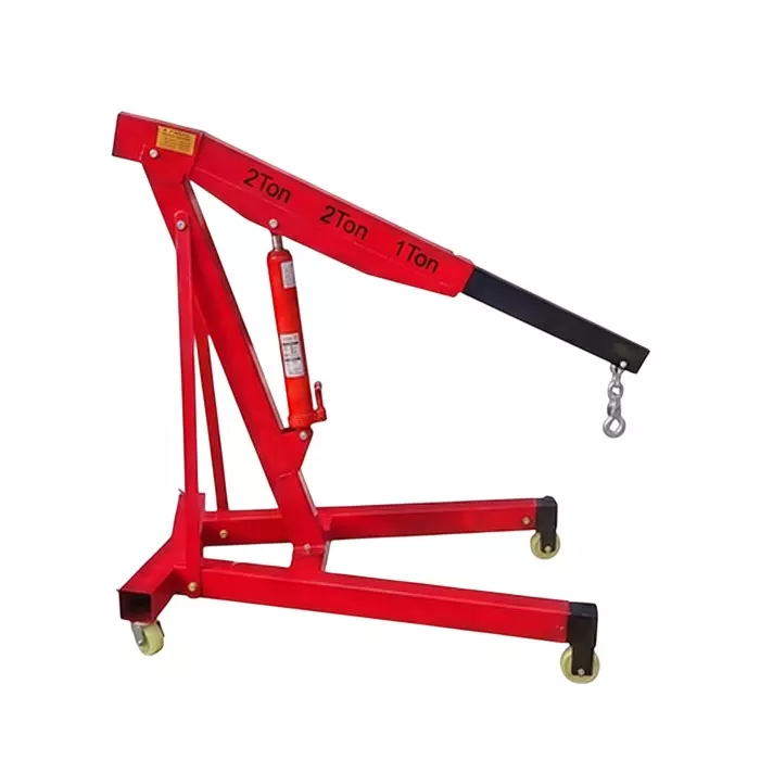 UTC Hydraulic Floor Crane 3 Ton (3000 Kg) Load Capacity, 1600 mm (1.6 m) Lifting Height and Nylon Wheels