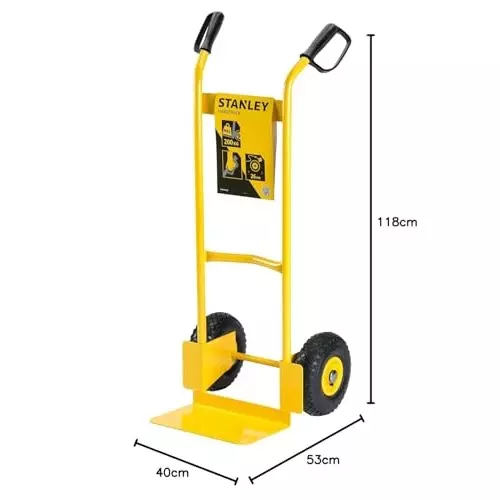 STANLEY Foldable Hand Truck 200 Kg Load Capacity 2 Wheels, SXWT-HT522