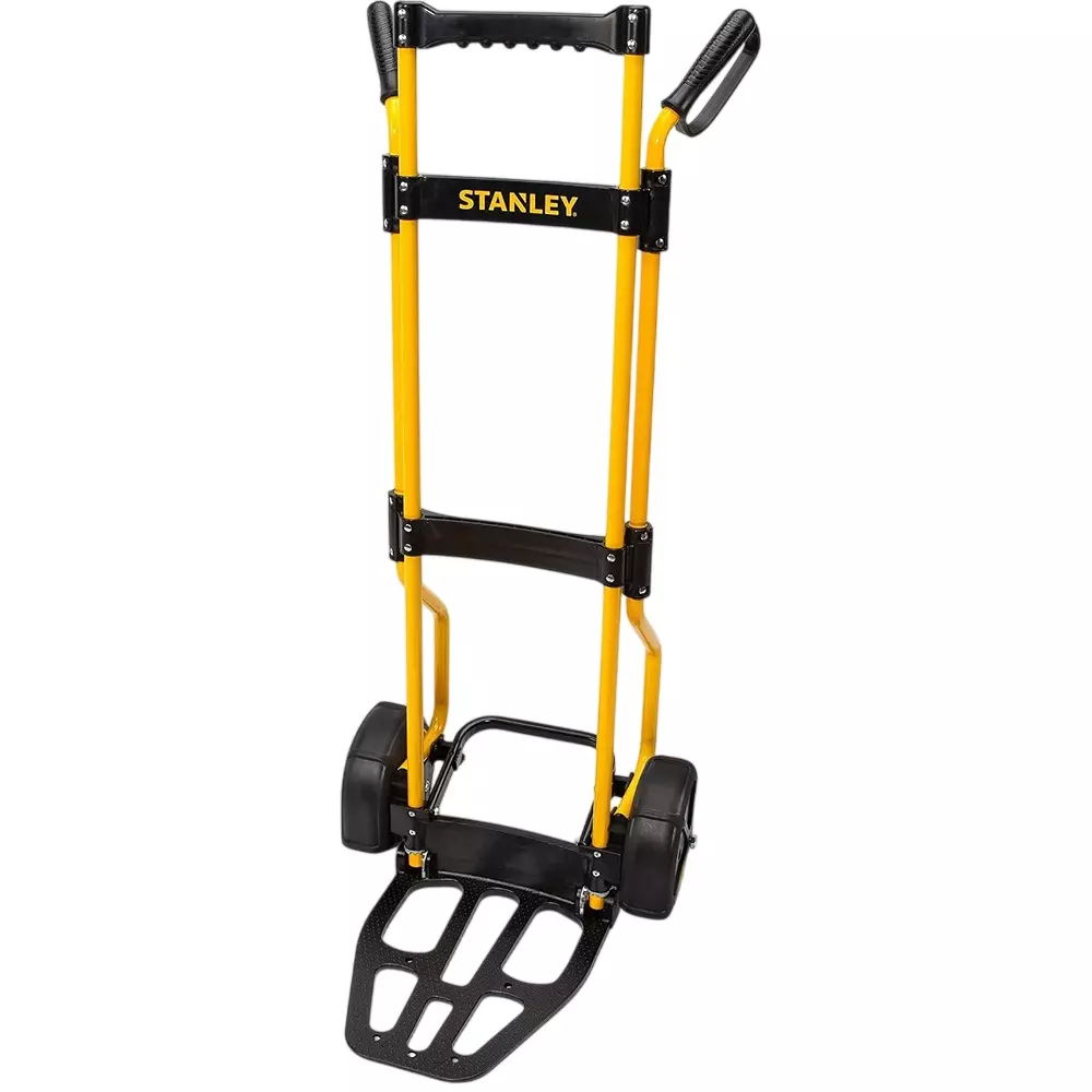 STANLEY Folding Hand Truck With 270 Kg Load Capacity and Ergonomic 3 Handle Design, SXWT-FT591