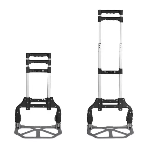 Corvids 150 Kg Aluminium  Push & Pull Dolly Cart with Folding Wheels CPWS-SQ-GR