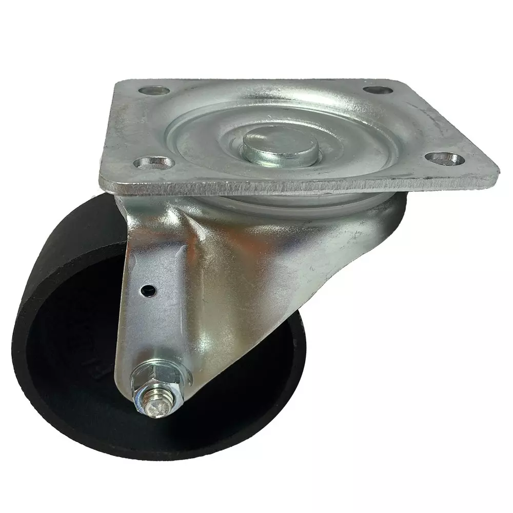 RS PRO Cast Iron Castor Wheel 100 mm Dia 250 Kg Load Capacity Swivel, 2823636