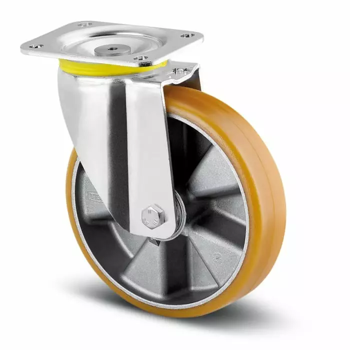 Tente Swivel Castor Wheel, 500 Kg Capacity, 125 mm Wheel, 4680 ITP 125/50 P63