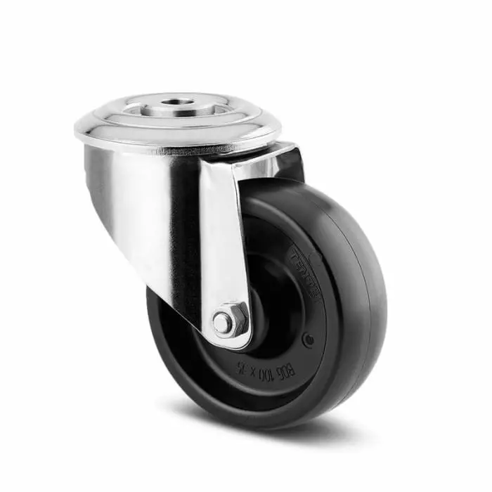Tente Castor Wheel, 125 Kg Capacity, 100 mm Wheel, 3470BOG100P30-13