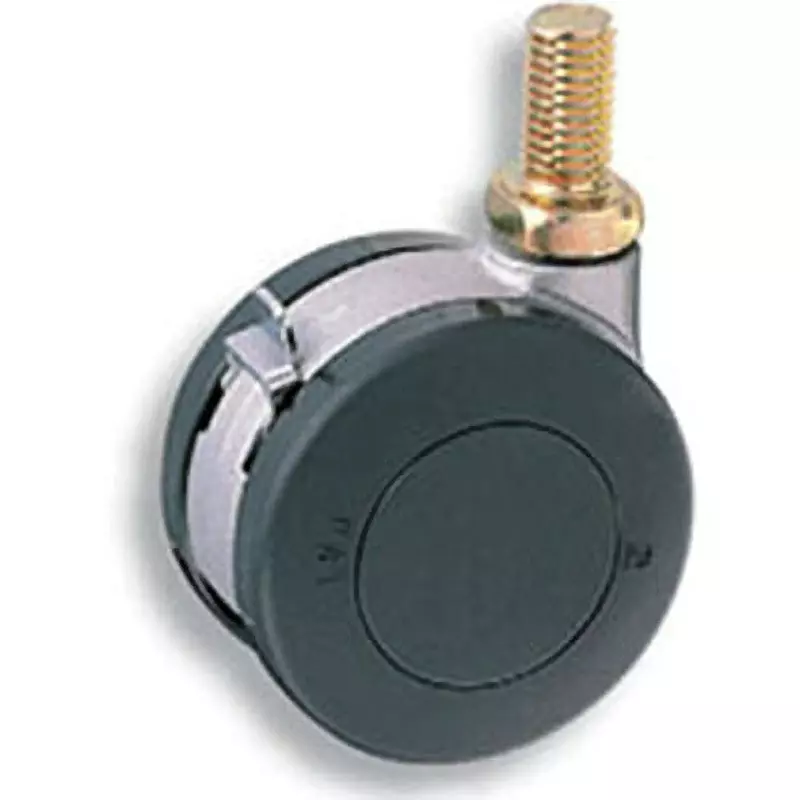 TAKIGEN Screw Foot Twin Wheel Caster Aluminum Alloy 1.47kN Allowable Loads, K-200GNS-60