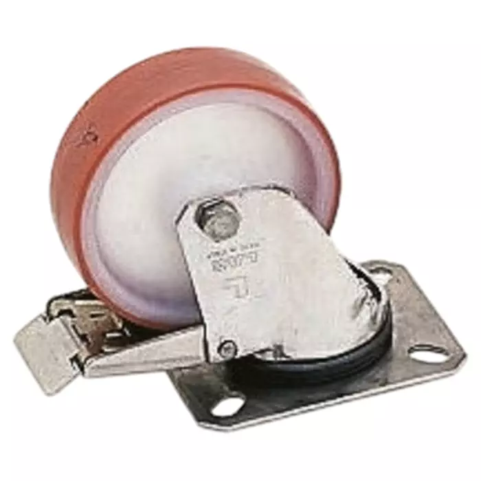 LAG Braked Swivel Castor Wheel, 150 Kg Capacity, 100 mm Wheel, 21130 FR