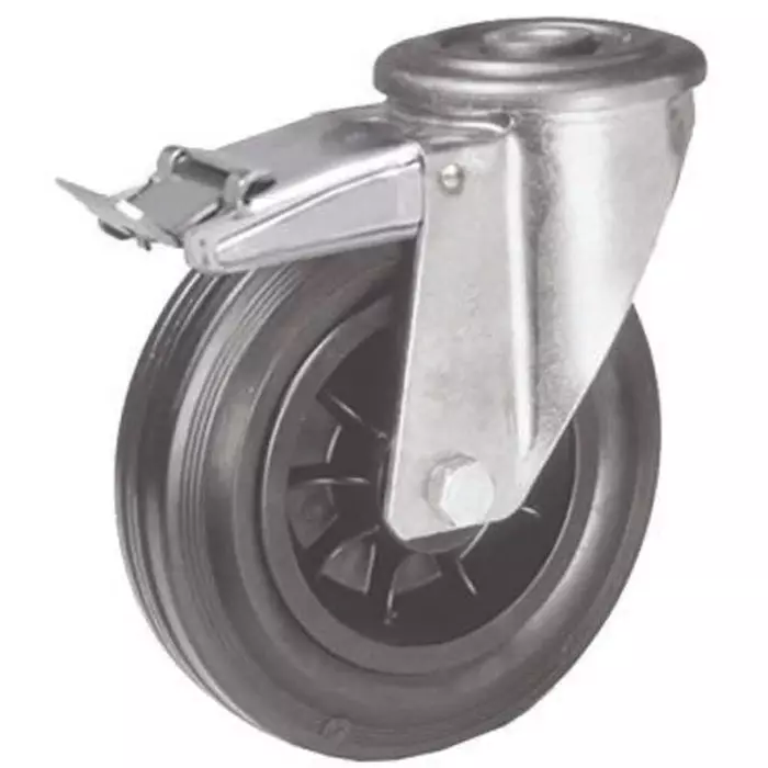 LAG Swivel Castor Wheel, 50 Kg Capacity, 80 mm Wheel, 14304FRFB