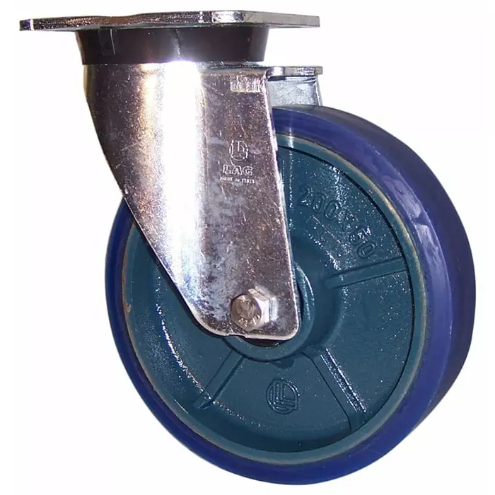 LAG Swivel Castor Wheel, 400 Kg Capacity, 125 mm Wheel, 37409