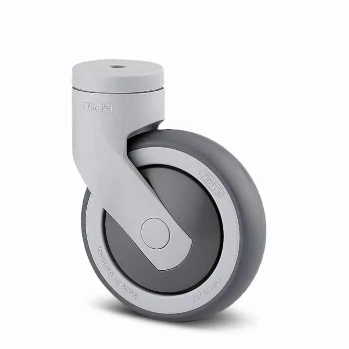 Tente Swivel Castor Wheel, 100 Kg Capacity, 125 mm Wheel, 5370 PJP 125/32 P30-13 PFP