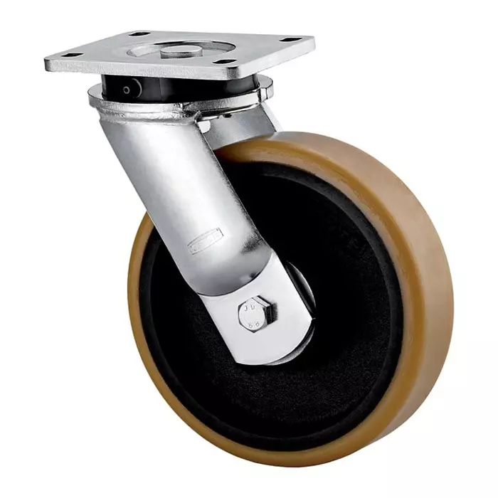 Tente Swivel Castor Wheel, 1000 Kg Capacity, 200 mm Wheel, 9650FTP200P63