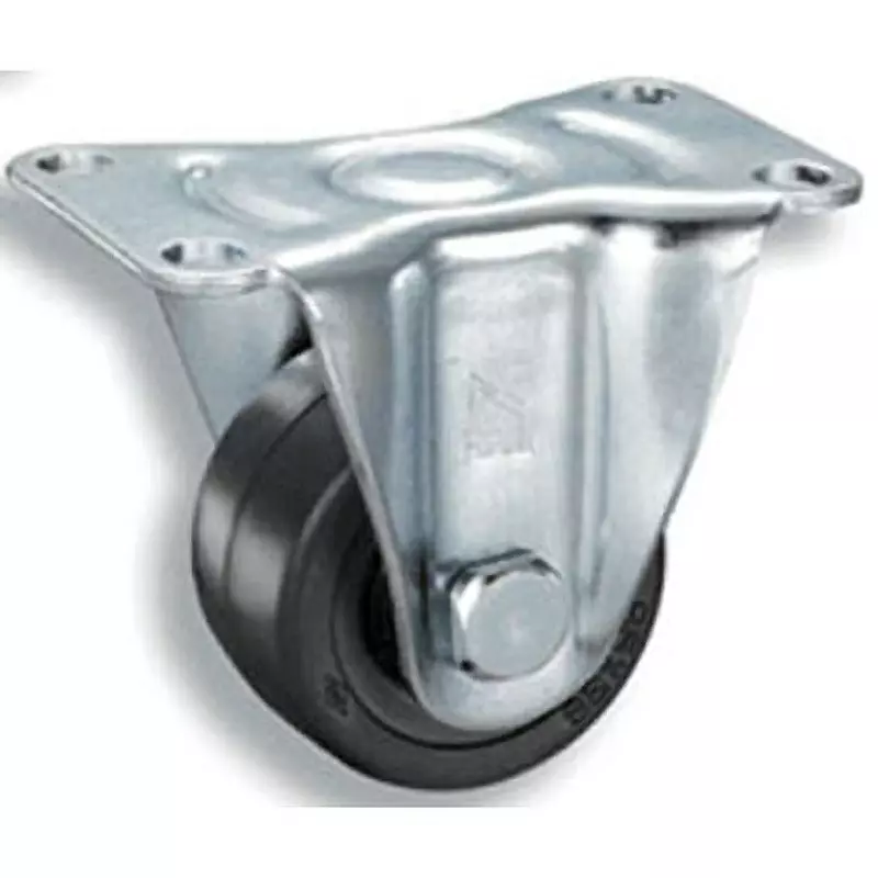 TAKIGEN Low-Profile Heavy-Duty Fixed Caster Nylon 2kN Allowable Load, K-611K-50-N