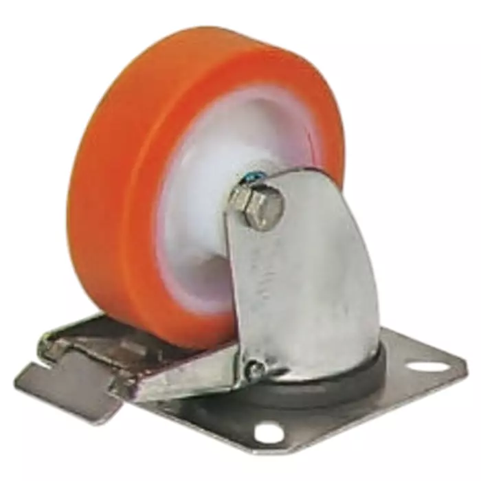 LAG Braked Swivel Castor Wheel, 370 Kg Capacity, 200 mm Wheel, 19117 FR
