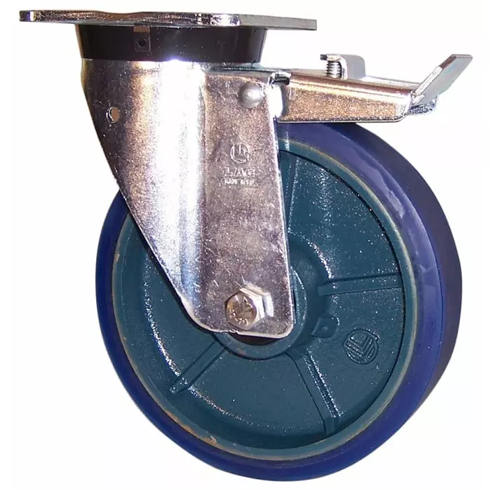 LAG Braked Swivel Castor Wheel, 350 Kg Capacity, 100 mm Wheel, 37405FR