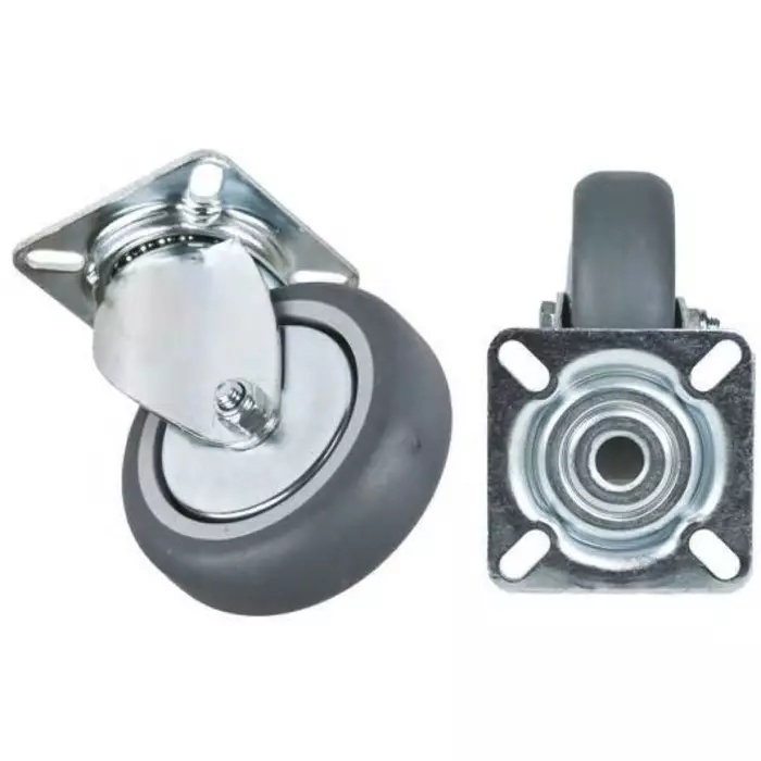 Tente Swivel Castor Wheel, 70 Kg Capacity, 100 mm Wheel, 1670PJO100P40PAF