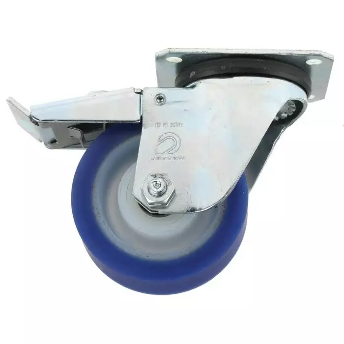 LAG Braked Swivel Castor Wheel, 200 Kg Capacity, 100 mm Wheel, 36439FR