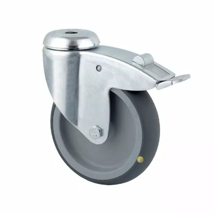 Tente Castor Wheel, 80 Kg Capacity, 100 mm Wheel, 2477YGO100P30-13