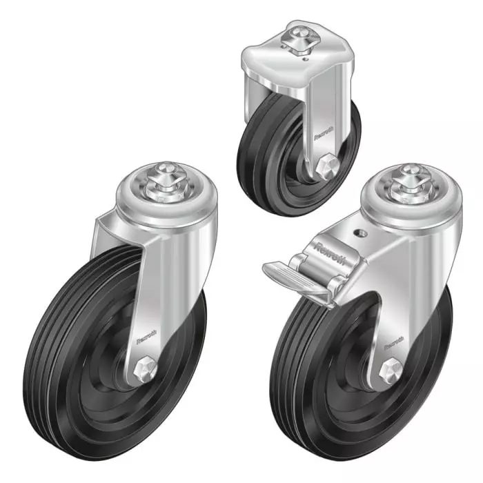 Bosch Rexroth Swivel Castor Wheel, 800N Capacity, 125 mm Wheel, 3842547838