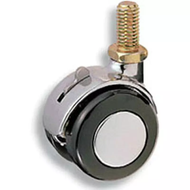 TAKIGEN Twin Wheel Swivel Caster Chrome Plating 490N Allowable Loads, K-200MYNS-40