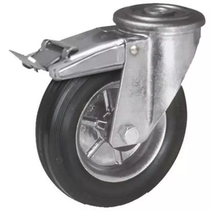 LAG Swivel Castor Wheel, 60 Kg Capacity, 80 mm Wheel, 12654FRFB