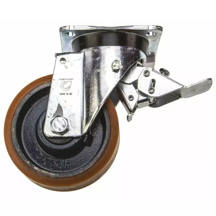 LAG Braked Swivel Castor Wheel, 700 Kg Capacity, 150 mm Wheel, 23867 FV