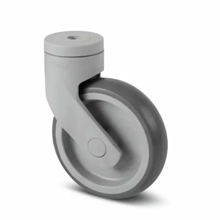 Tente Swivel Castor Wheel, 80 Kg Capacity, 100 mm Wheel, 5370 PJO 100/32 P30-13