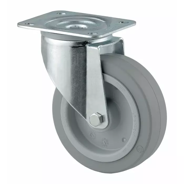Tente Swivel Castor Wheel, 400 Kg Capacity, 200 mm Wheel, 3670UFX200P63