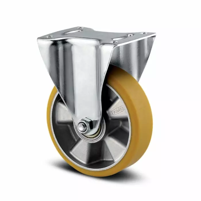 Tente Fixed Castor Wheel, 350 Kg Capacity, 200 mm Wheel, 3478 ITP 200/50 P63