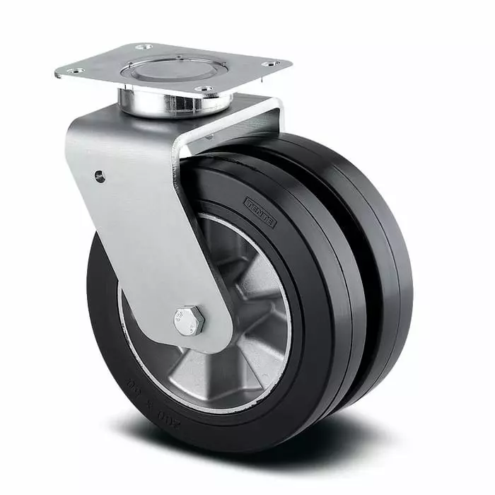 Tente Castor Wheel, 40 Kg Capacity, 200 mm Wheel, 837613