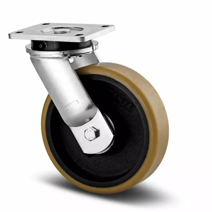 Tente Swivel Castor Wheel, 3400 Kg Capacity, 250 mm Wheel, 9650FTP250P64