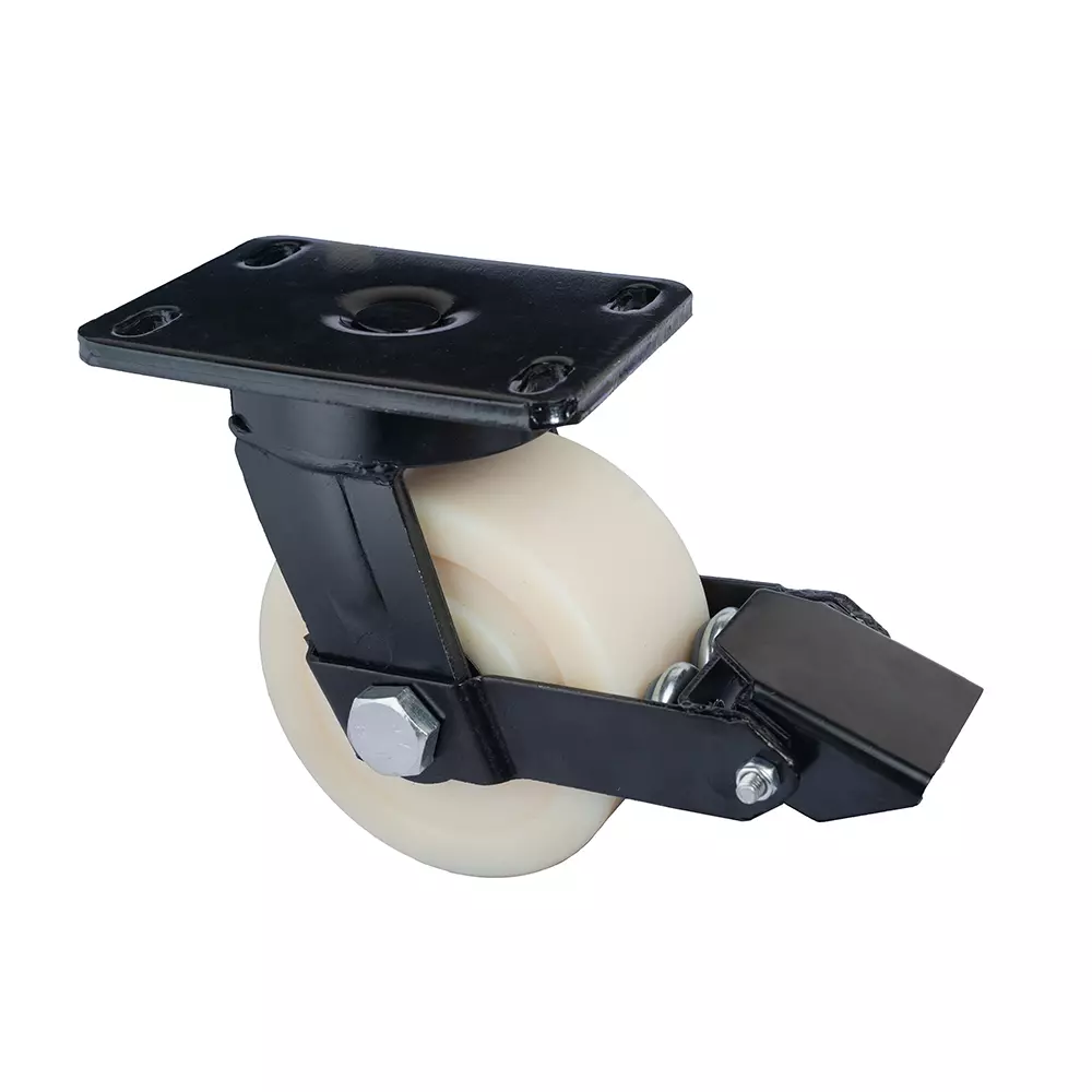 MUVALL Cast Nylon Wheel with Extra Heavy Duty Castor 200x80 mm, TTBP B 200 80 CNYB