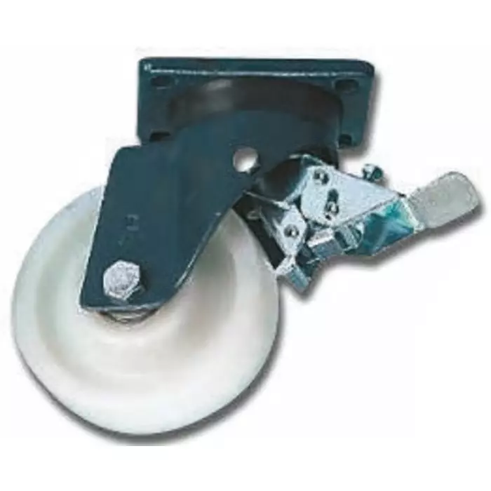 LAG Braked Swivel Castor Wheel, 1000 Kg Capacity, 200 mm Wheel, 18417 FR